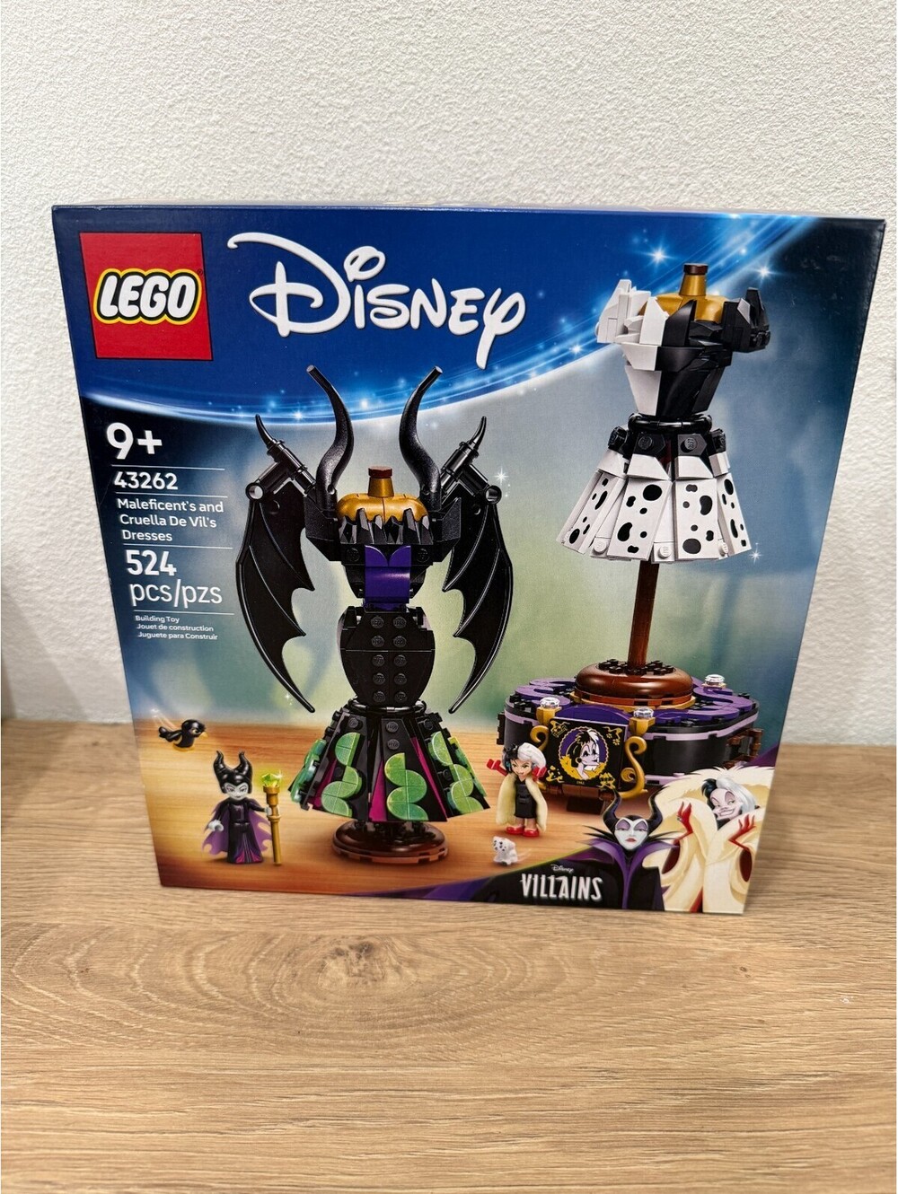 LEGO Disney Villains 43262 Maleficent Cruella De Vil Dresses 524pc NEW Sealed
